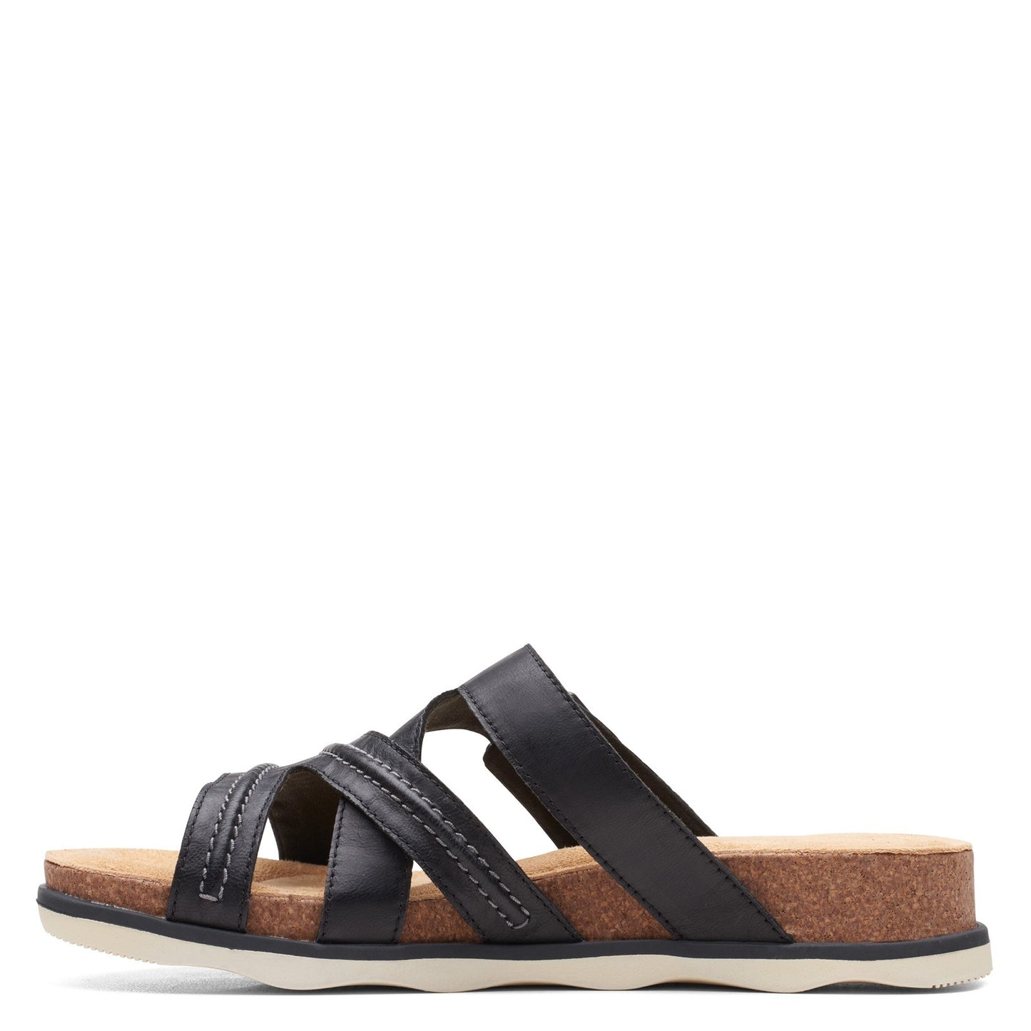 Peltz Shoes Women's Clarks Brynne Hope Sandal BLACK 26165166