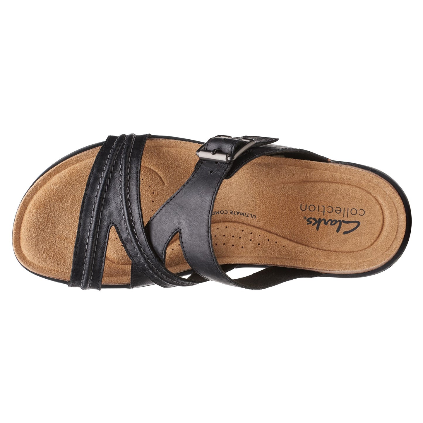 Peltz Shoes Women's Clarks Brynne Hope Sandal BLACK 26165166