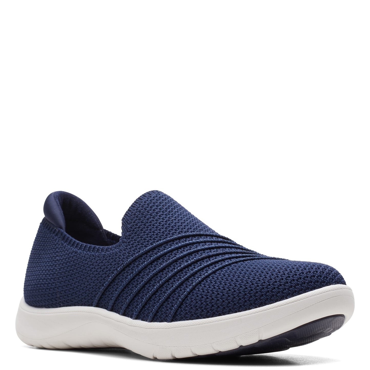 Peltz Shoes Women's Clarks Adella Step Slip-On DARK NAVY 26165169