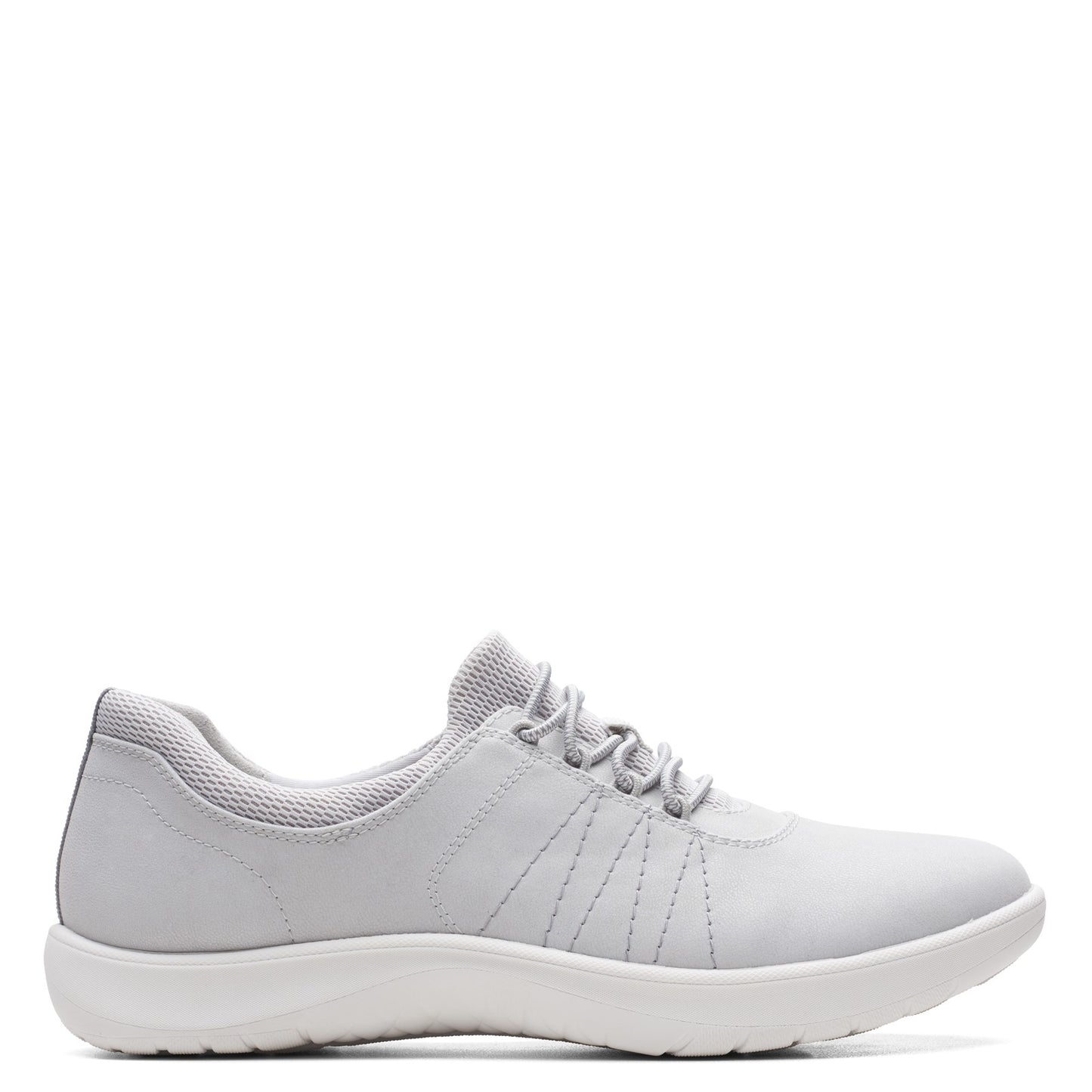 Peltz Shoes Women's Clarks Adella Stroll Sneaker GREY 26165189