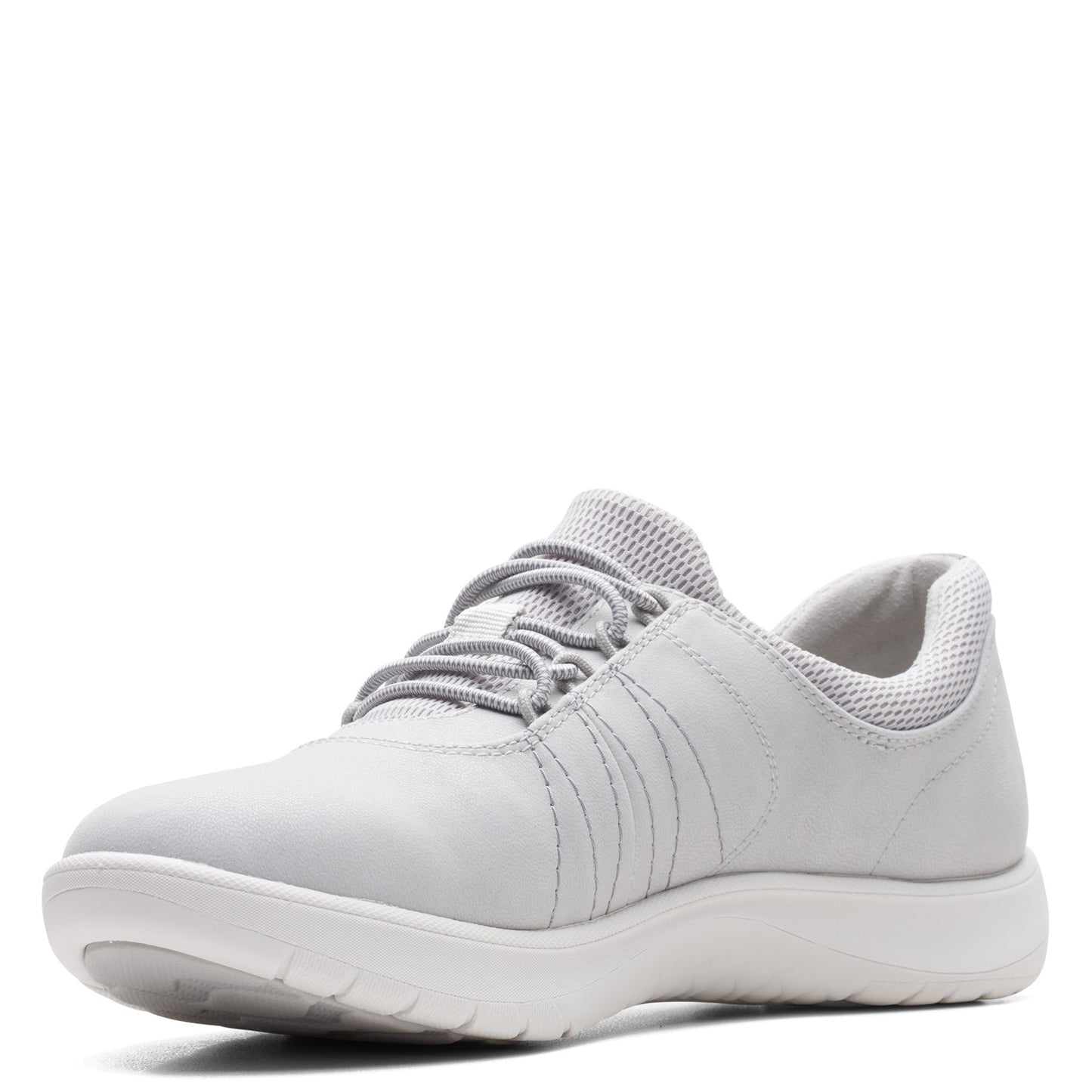 Peltz Shoes Women's Clarks Adella Stroll Sneaker GREY 26165189