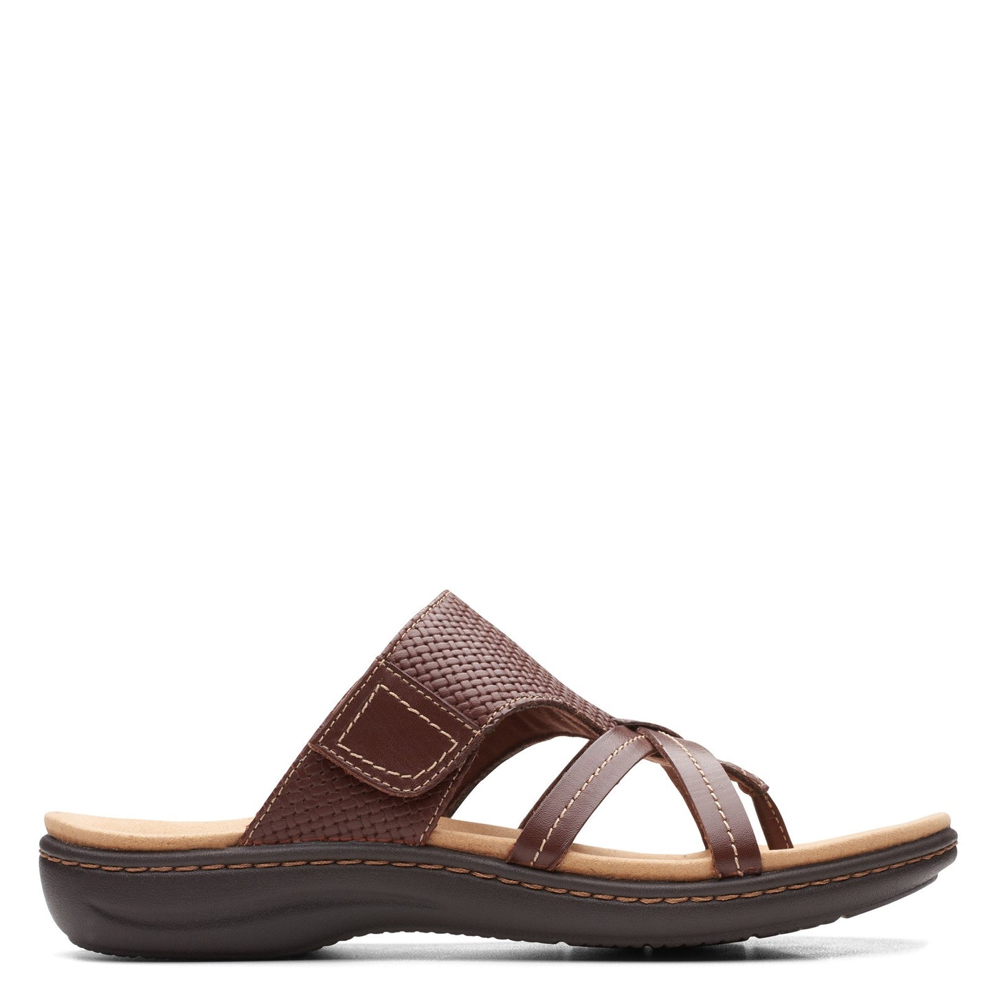 Peltz Shoes Women's Clarks Laurieann Edge Sandal TAN 26165228