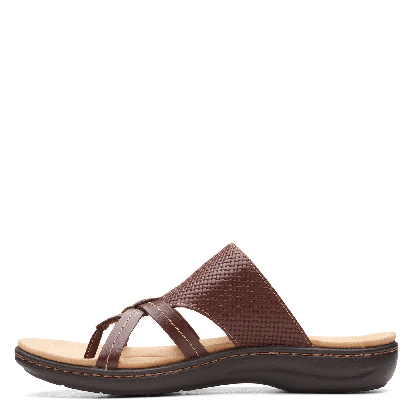 Peltz Shoes Women's Clarks Laurieann Edge Sandal TAN 26165228