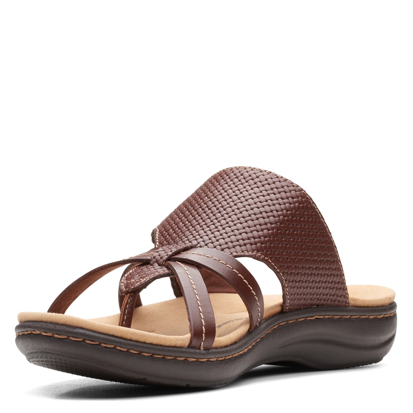 Peltz Shoes Women's Clarks Laurieann Edge Sandal TAN 26165228