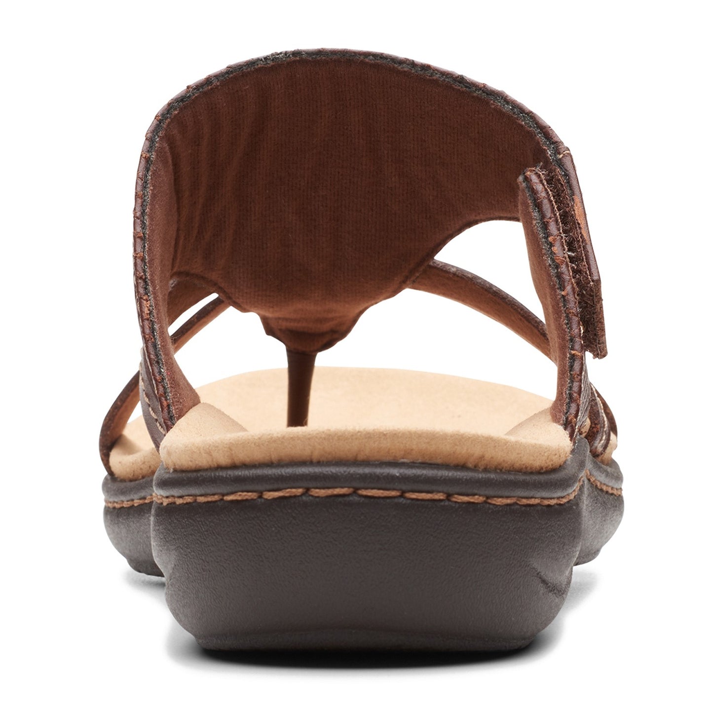 Peltz Shoes Women's Clarks Laurieann Edge Sandal TAN 26165228