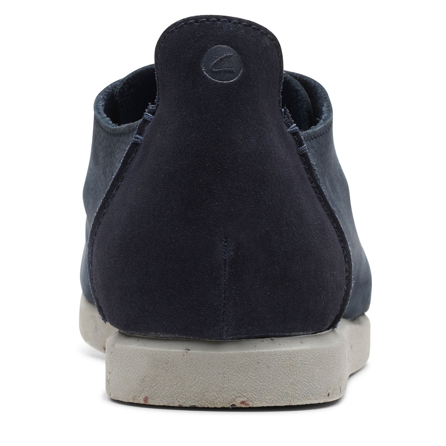 Peltz Shoes Men's Clarks ShacreLite Low Moc NAVY NUBUCK 26165230