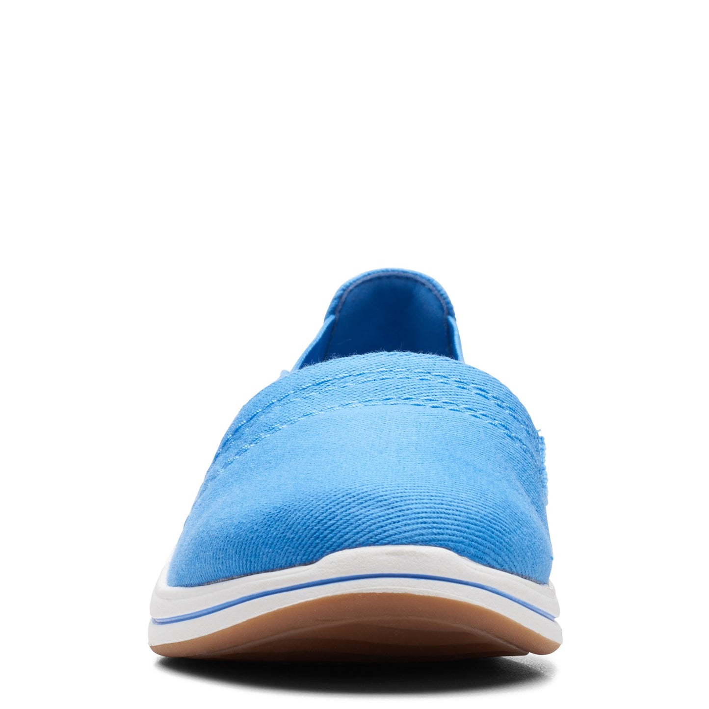 Peltz Shoes Women's Clarks Breeze Step Slip-On BLUE 26165292