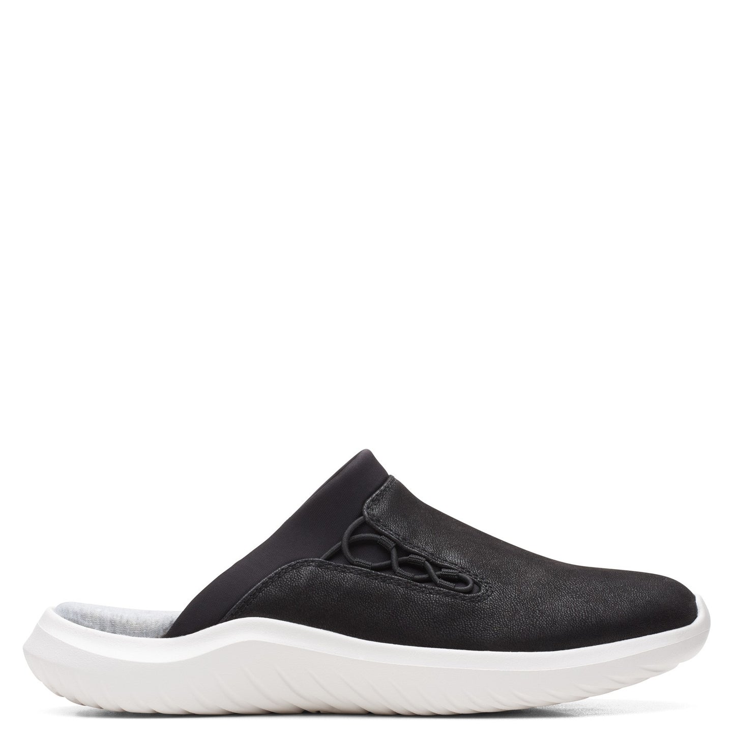 Peltz Shoes Women's Clarks Nova Ease Clog BLACK 26165299