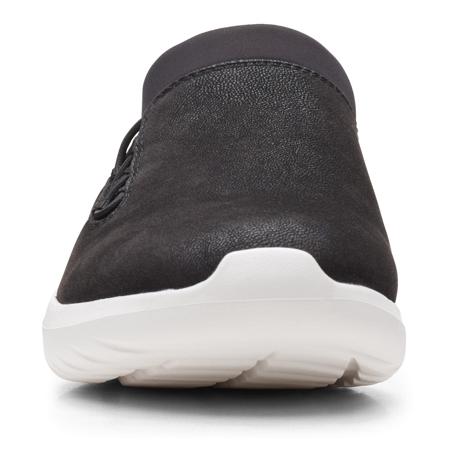 Peltz Shoes Women's Clarks Nova Ease Clog BLACK 26165299