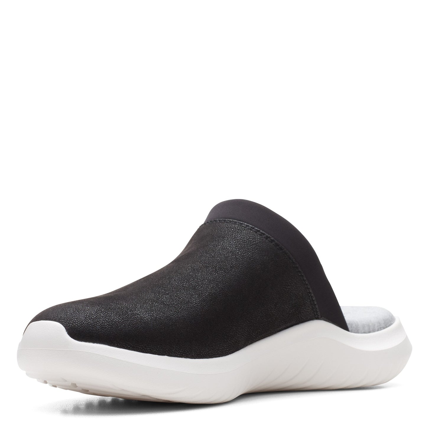 Peltz Shoes Women's Clarks Nova Ease Clog BLACK 26165299