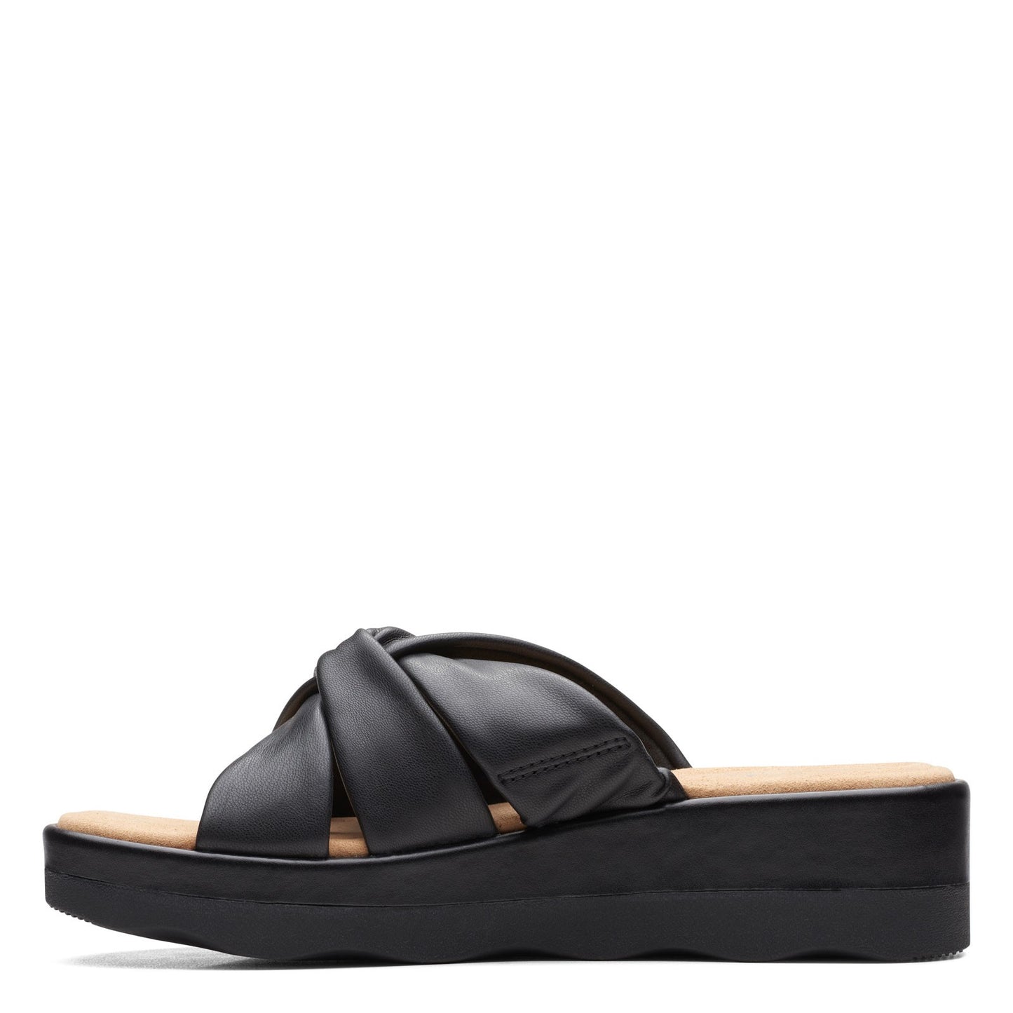 Peltz Shoes Women's Clarks Clara Charm Sandal BLACK 26165304