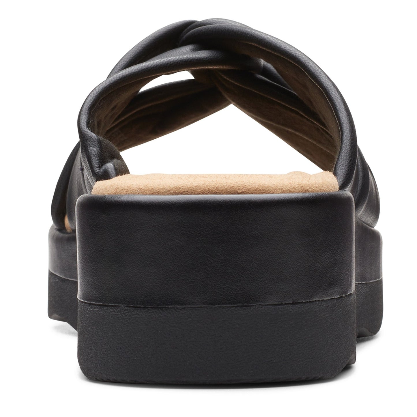 Peltz Shoes Women's Clarks Clara Charm Sandal BLACK 26165304