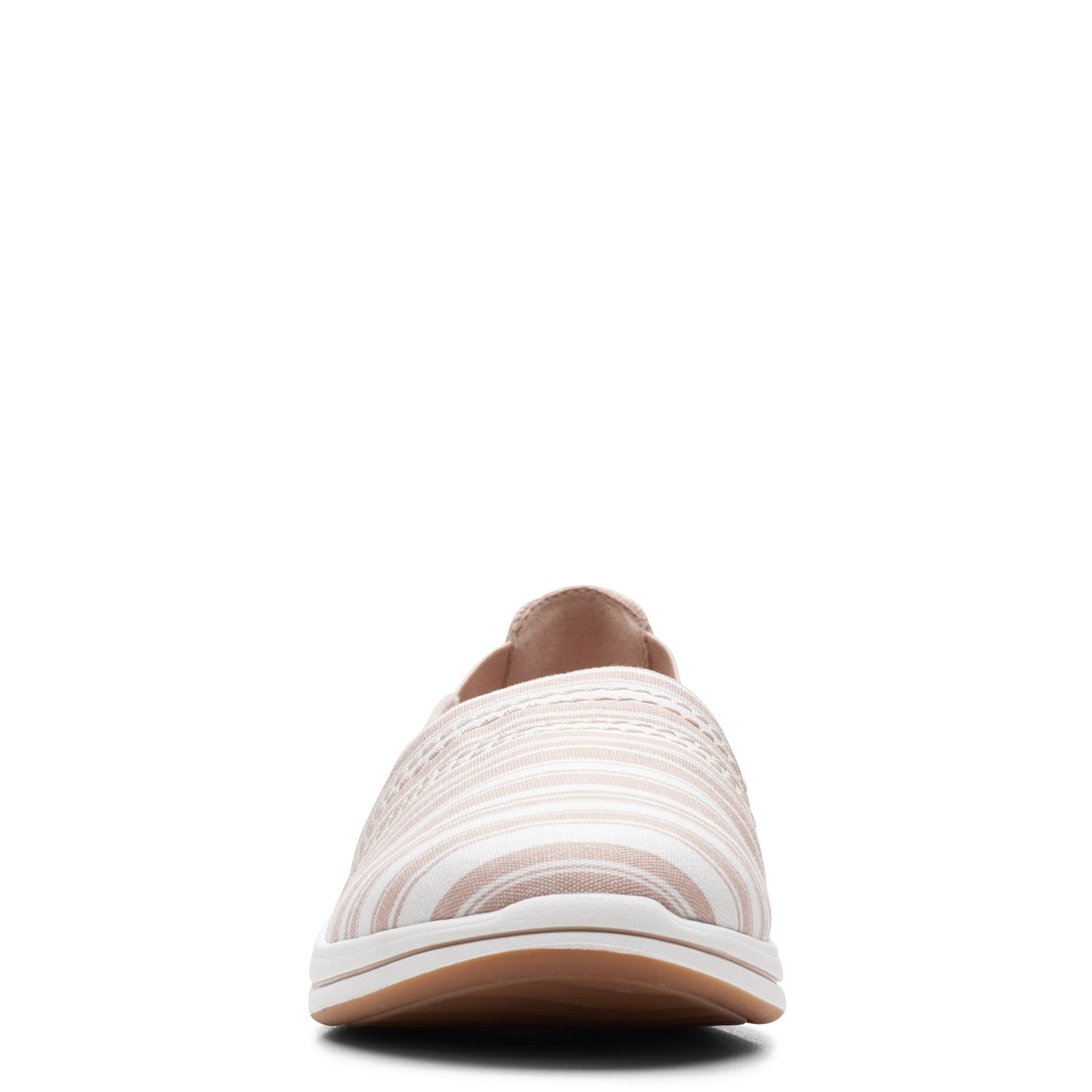 Peltz Shoes Women's Clarks Breeze Step Slip-On TAUPE 26165376
