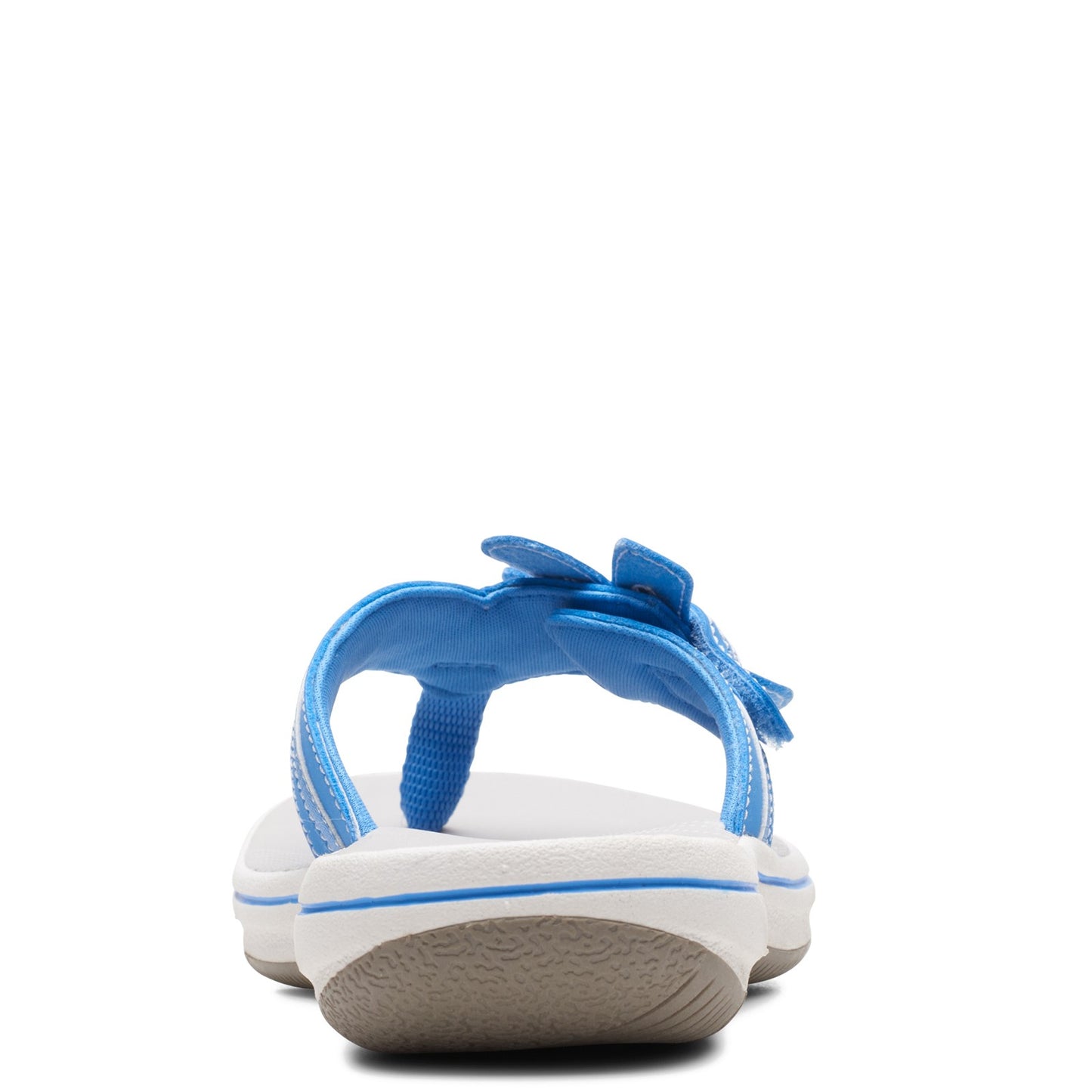 Peltz Shoes Women's Clarks Brinkley Flora Sandal BLUE 26165406