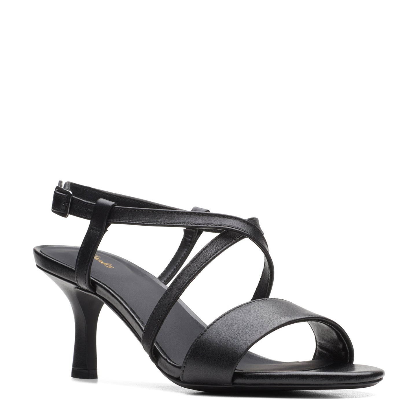 Peltz Shoes Women's Clarks Amali Buckle Sandal black 26165941