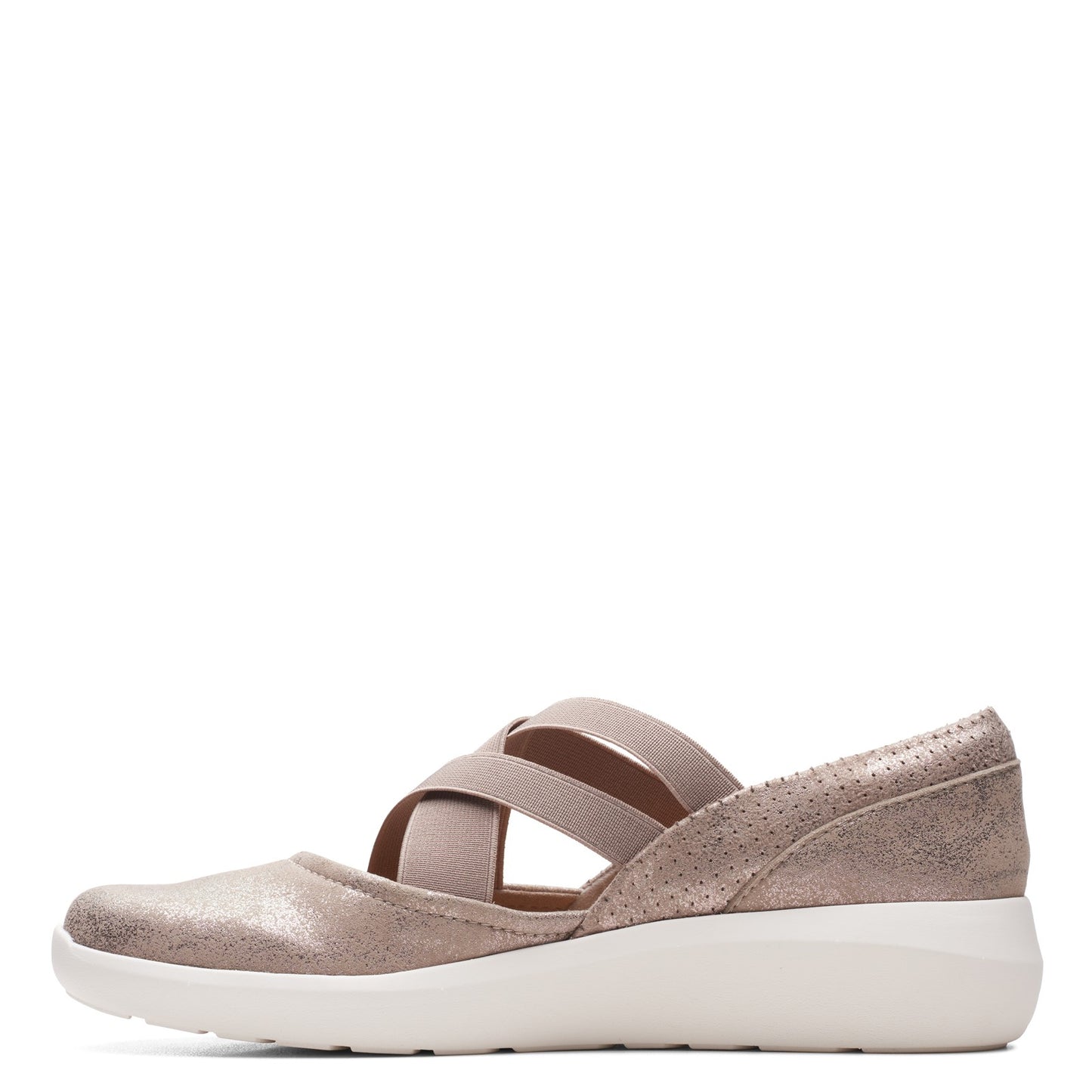 Peltz Shoes Women's Clarks Kayleigh Cove Slip-On METALLIC 26166067