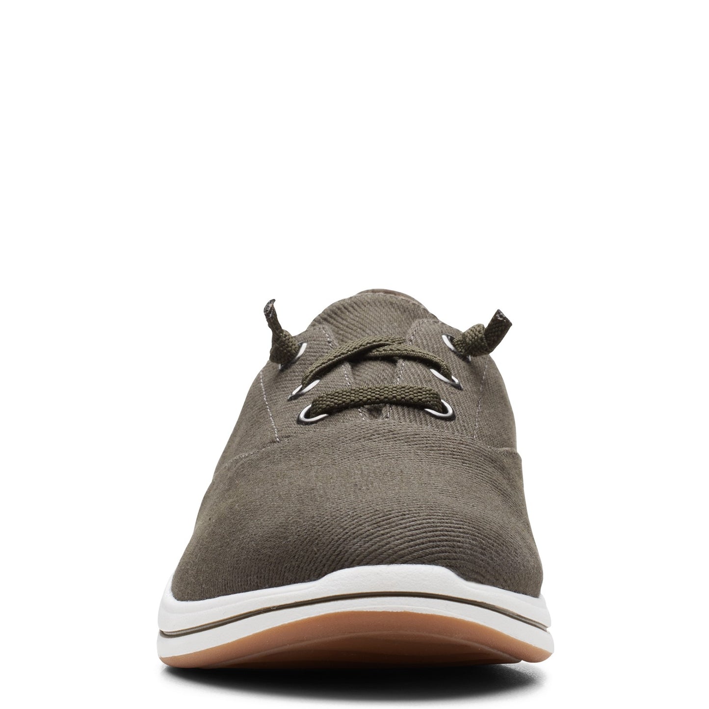 Peltz Shoes Women's Clarks Breeze Ave Sneaker OLIVE 26166188
