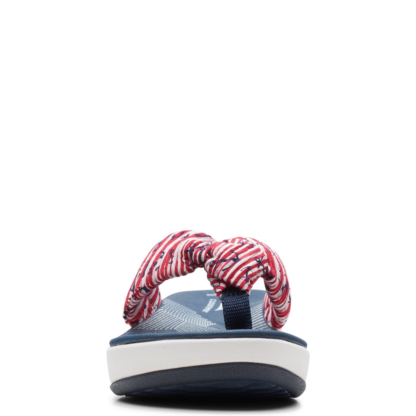 Peltz Shoes Women's Clarks Arla Glison Sandal RED WHITE BLUE 26166231