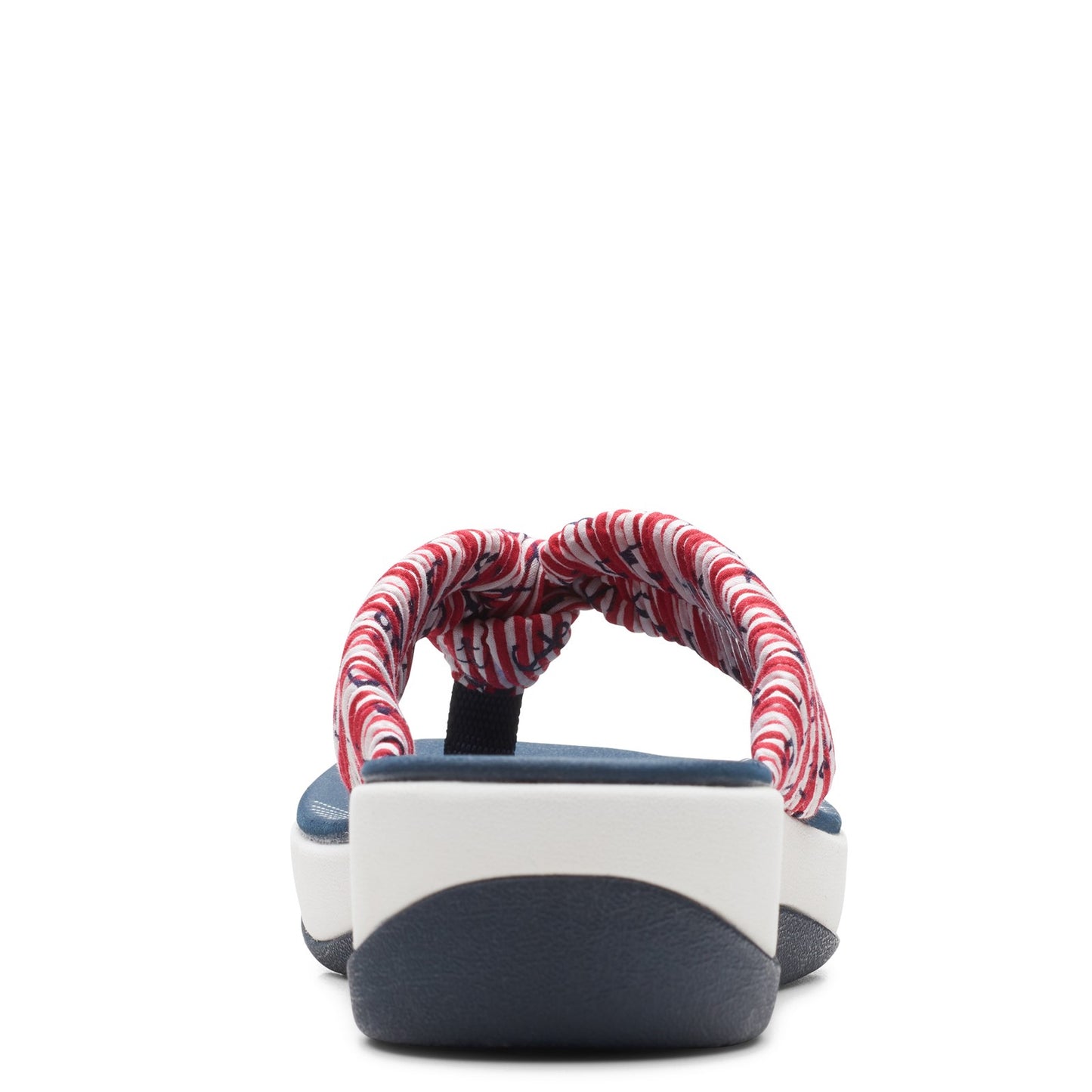 Peltz Shoes Women's Clarks Arla Glison Sandal RED WHITE BLUE 26166231
