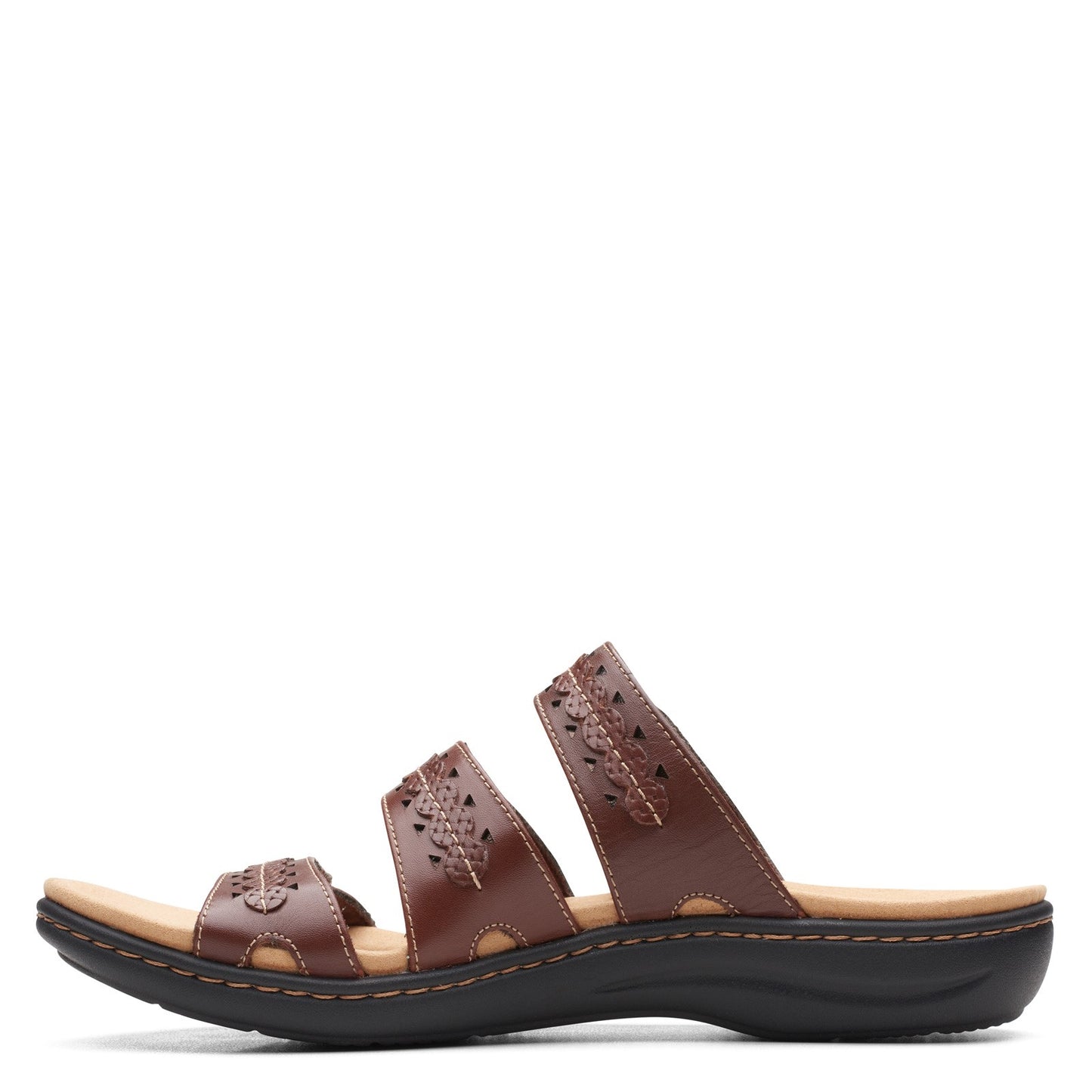 Peltz Shoes Women's Clarks Laurieann Cove Sandal TAN 26166434