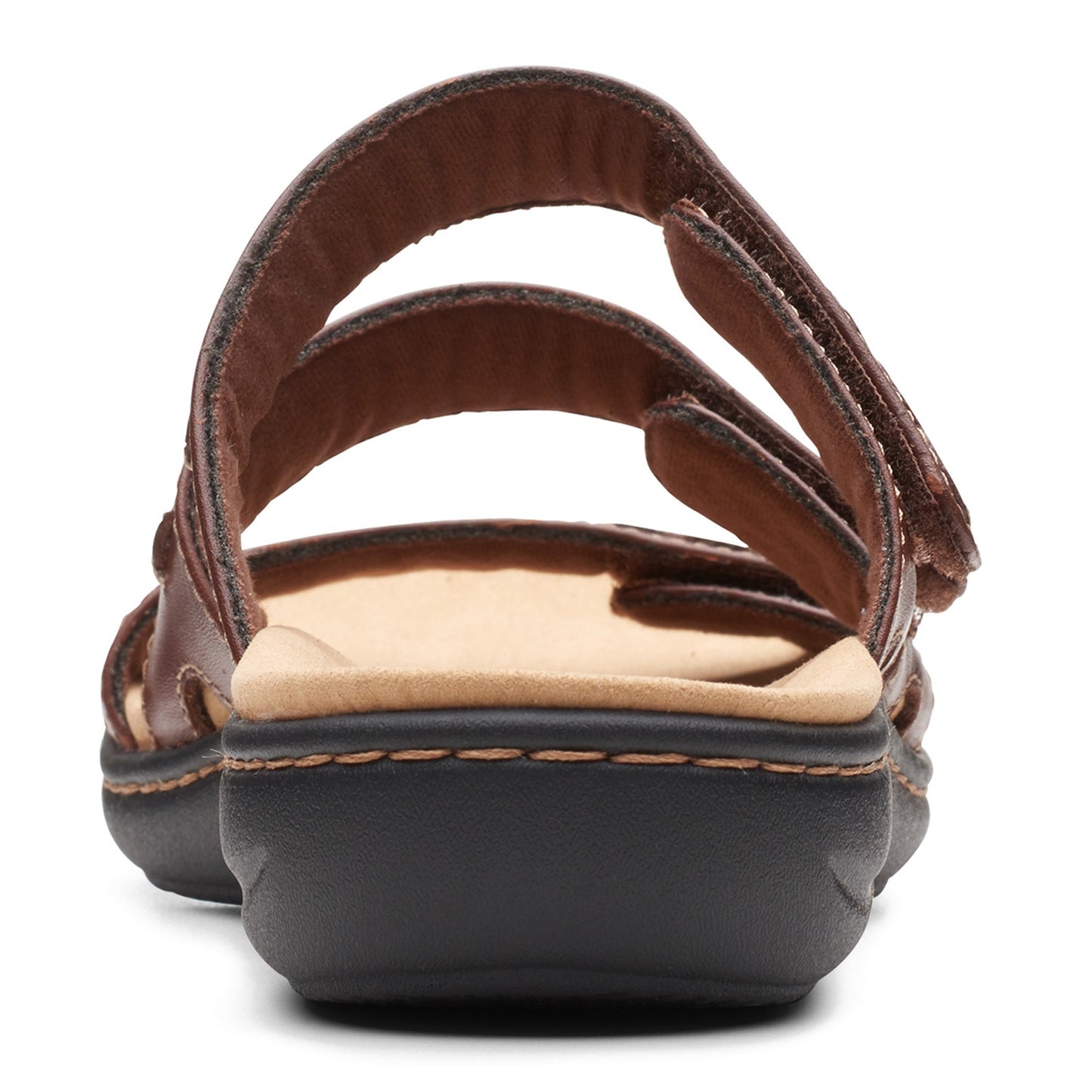 Peltz Shoes Women's Clarks Laurieann Cove Sandal TAN 26166434
