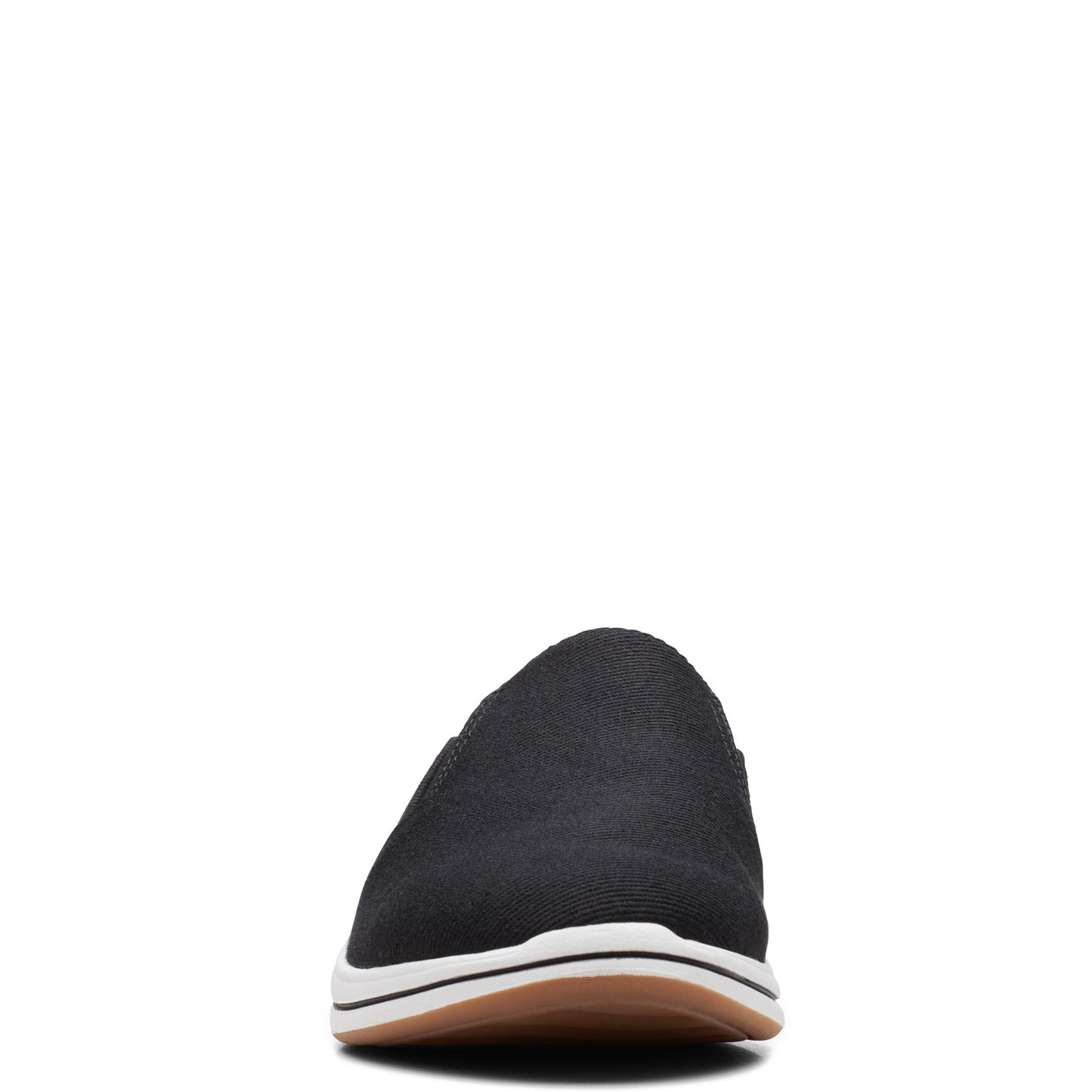 Peltz Shoes Women's Clarks Breeze Shore Mule BLACK 26166438