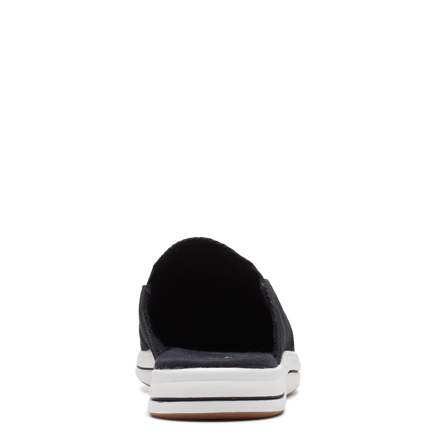 Peltz Shoes Women's Clarks Breeze Shore Mule BLACK 26166438
