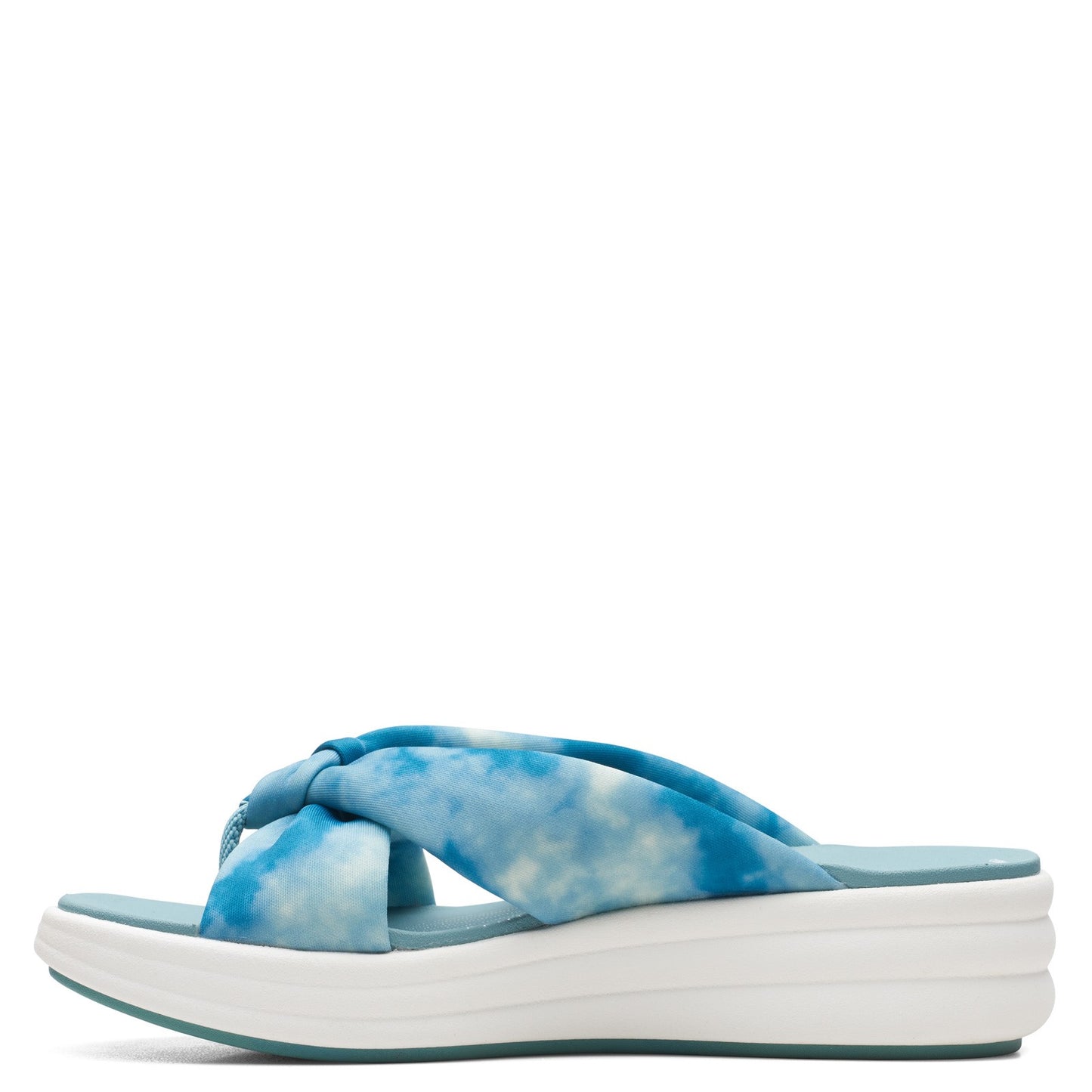 Peltz Shoes Women's Clarks Drift Ave Sandal TEAL 26166492