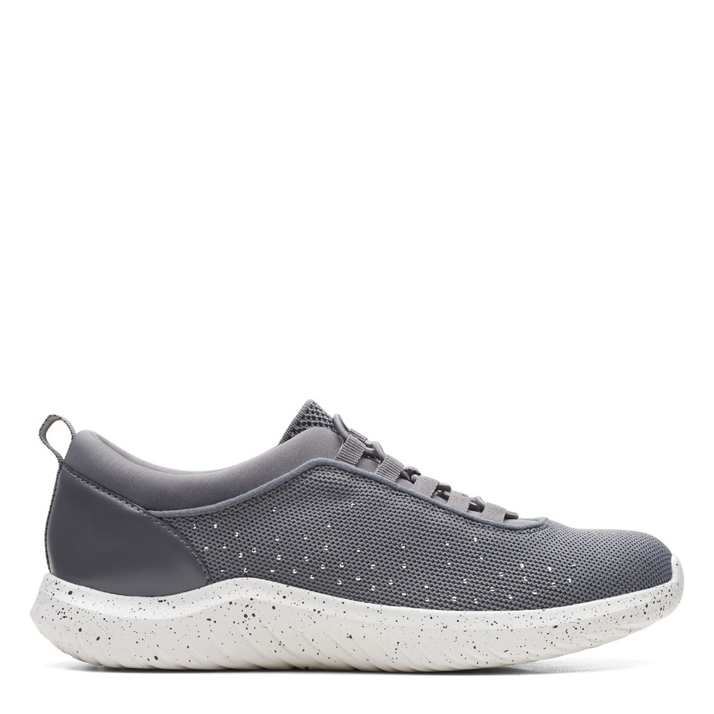 Peltz Shoes Women's Clarks Nova Step Sneaker GREY 26166710