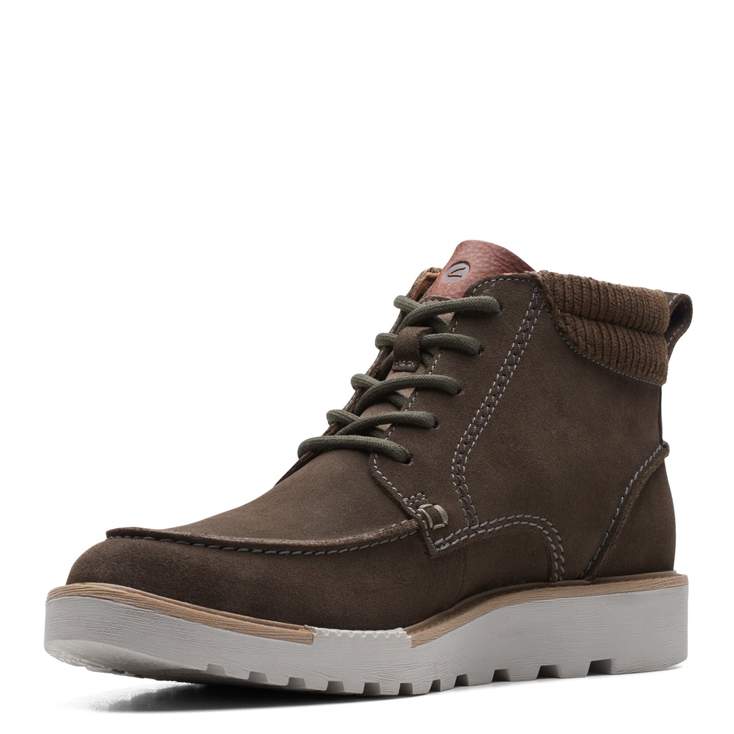 Peltz Shoes Men's Clarks Barnes Mid Boot grey 26167313