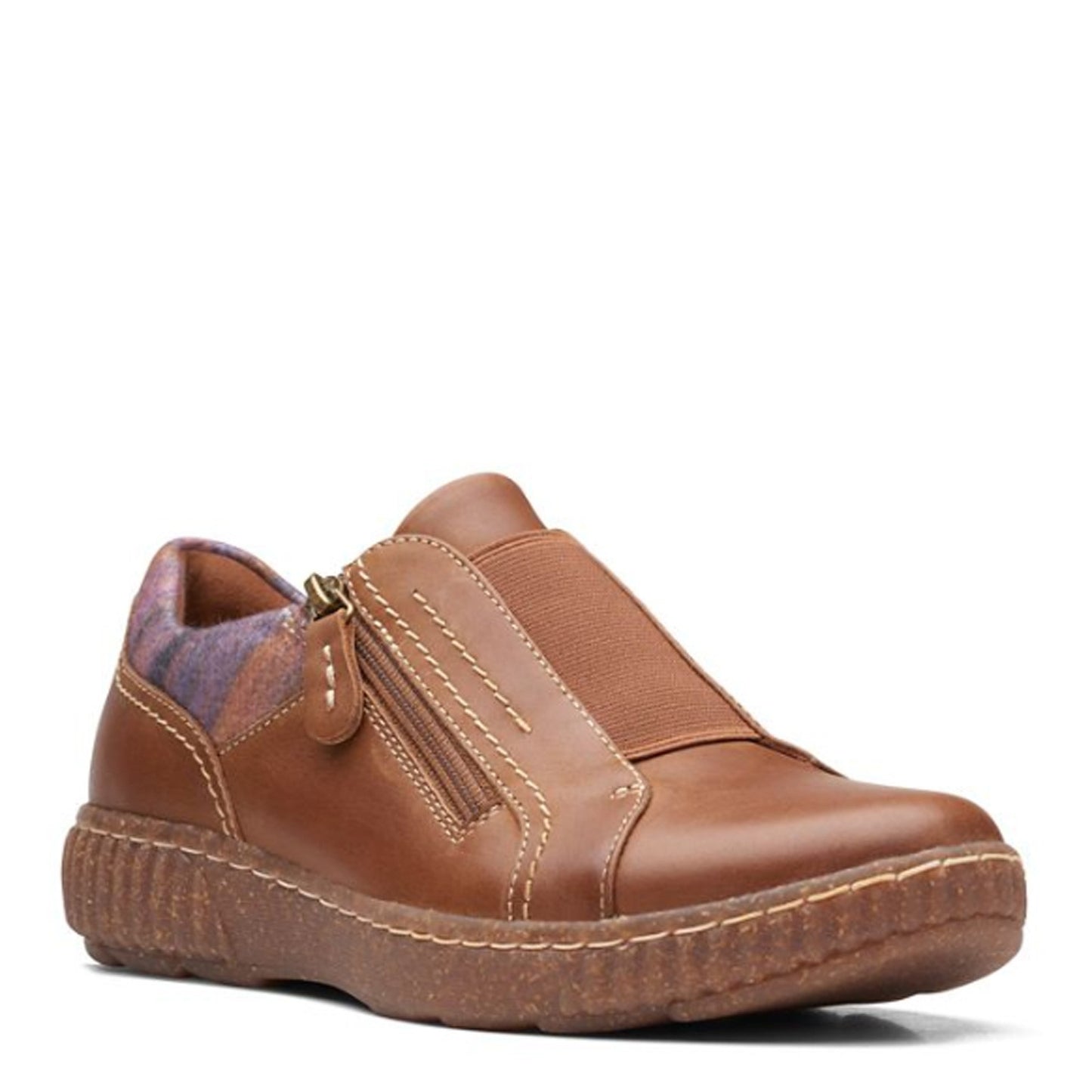 Peltz Shoes Women's Clarks Caroline Cove Slip-On TAN 26167351
