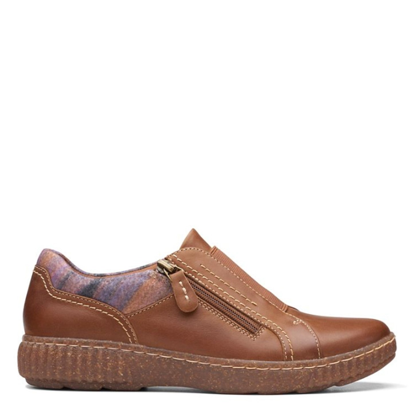 Peltz Shoes Women's Clarks Caroline Cove Slip-On TAN 26167351