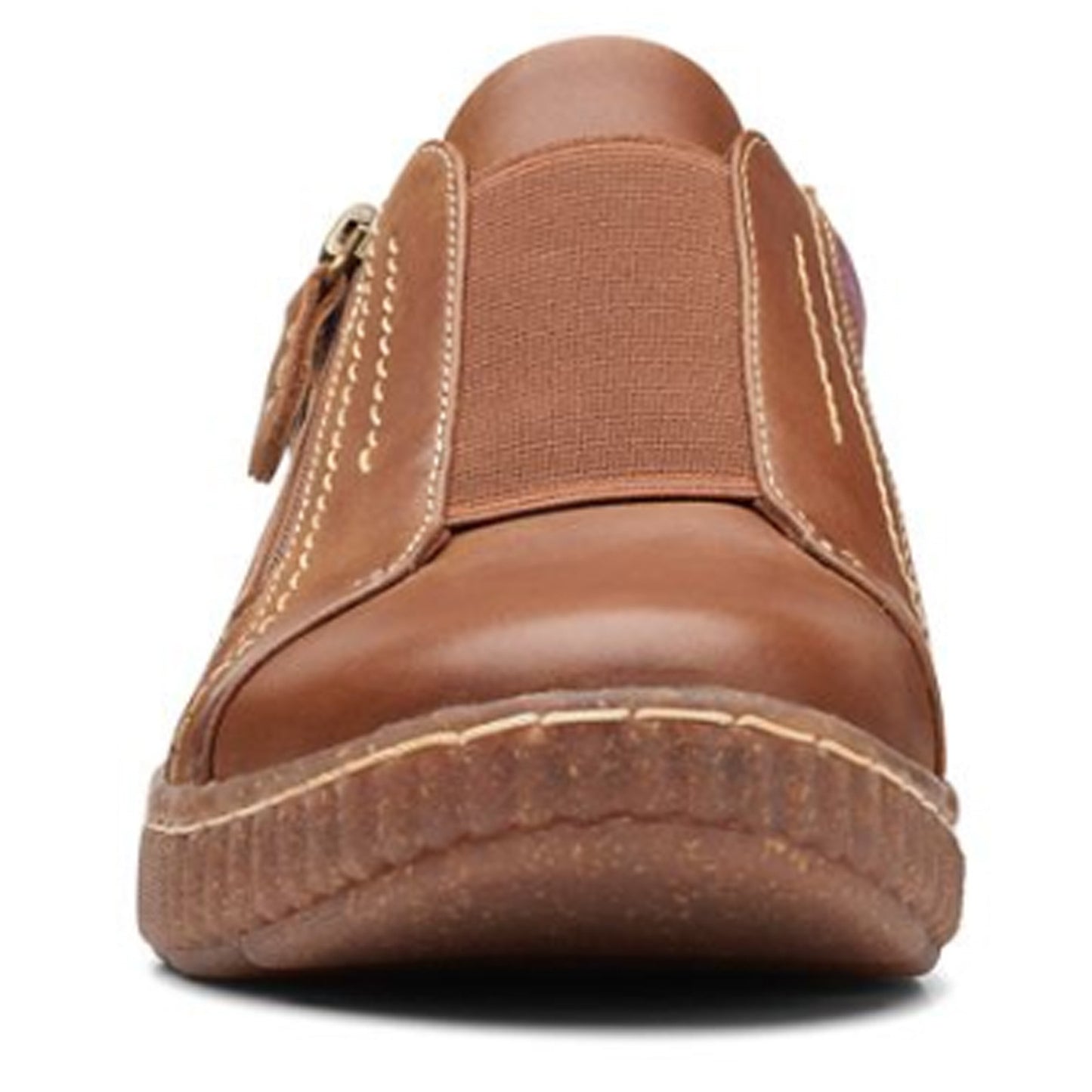 Peltz Shoes Women's Clarks Caroline Cove Slip-On TAN 26167351