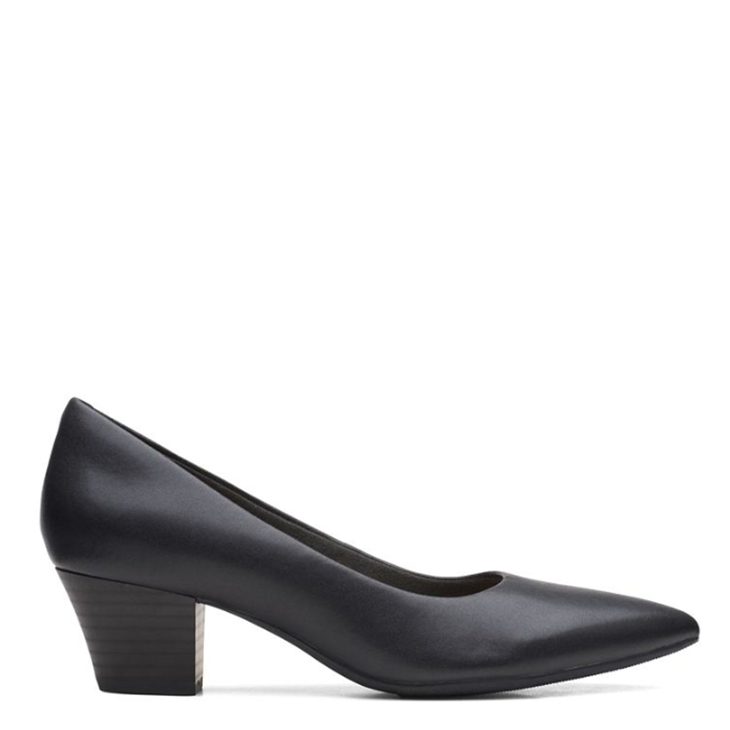Peltz Shoes Women's Clarks Teresa Step Pump BLACK 26167386