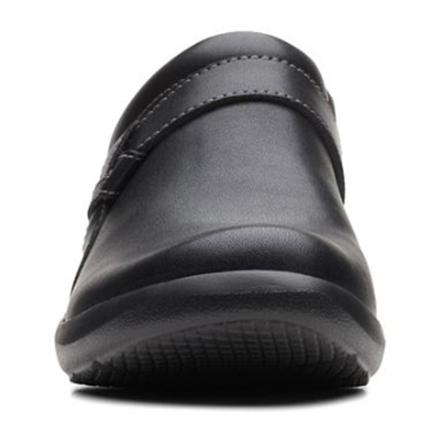 Peltz Shoes Women's Clarks Angie Mist Clog BLACK 26167638
