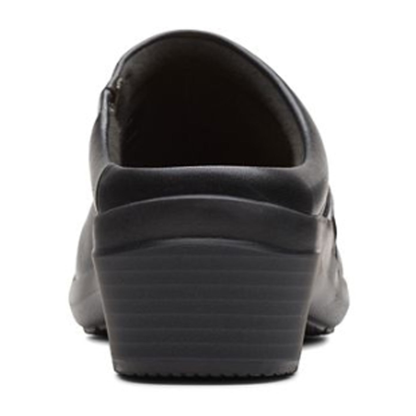 Peltz Shoes Women's Clarks Angie Mist Clog BLACK 26167638