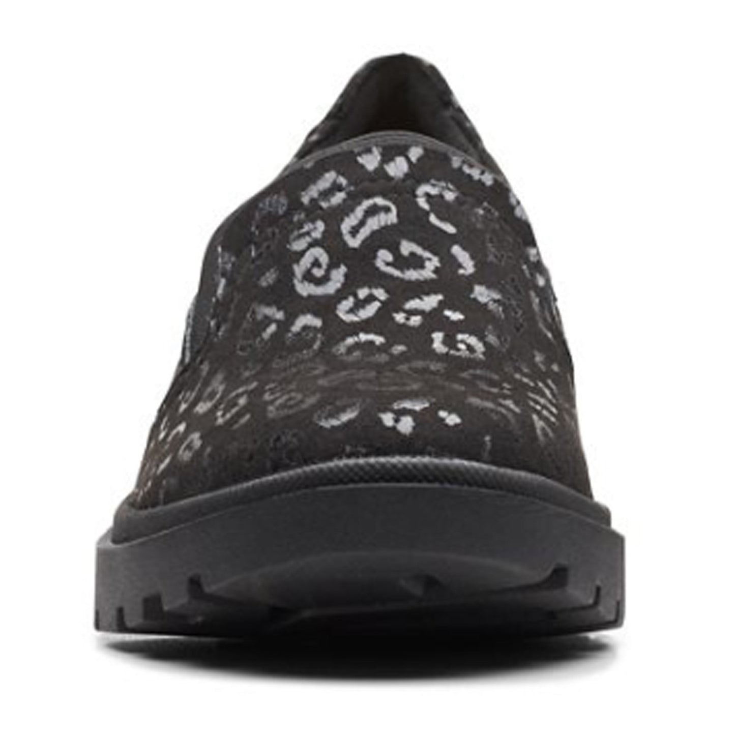 Peltz Shoes Women's Clarks Calla Rae Loafer BLACK FABRIC 26167688