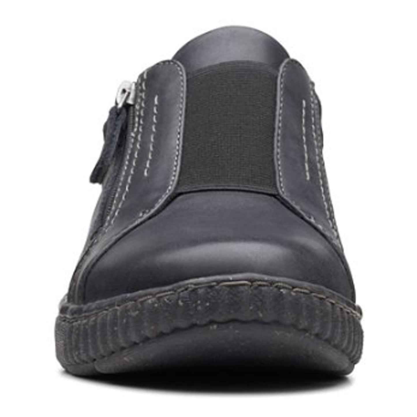 Peltz Shoes Women's Clarks Caroline Cove Slip-On BLACK 26167699