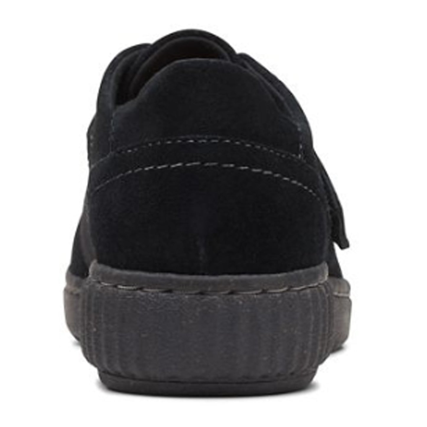 Peltz Shoes Women's Clarks Caroline Holly Slip-On BLACK SUEDE 26167700