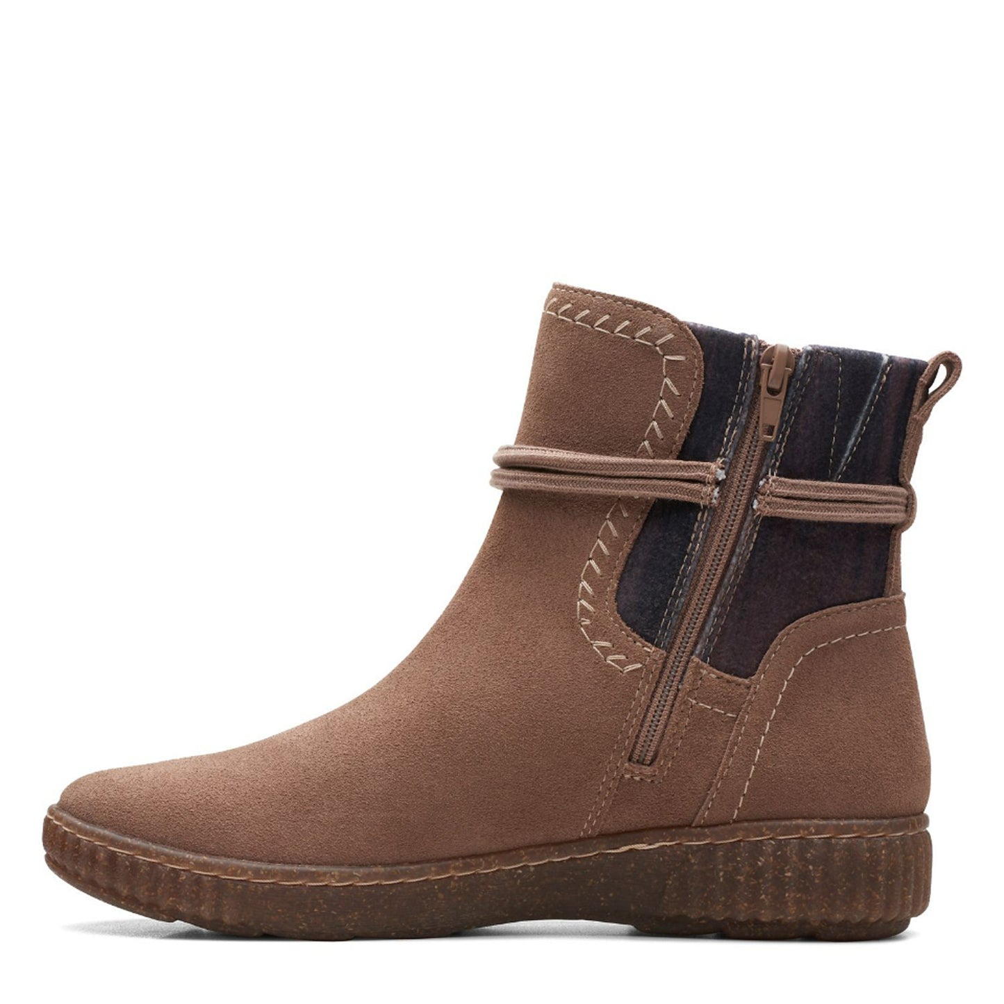 Peltz Shoes Women's Clarks Caroline Lily Boot PEBBLE 26167701