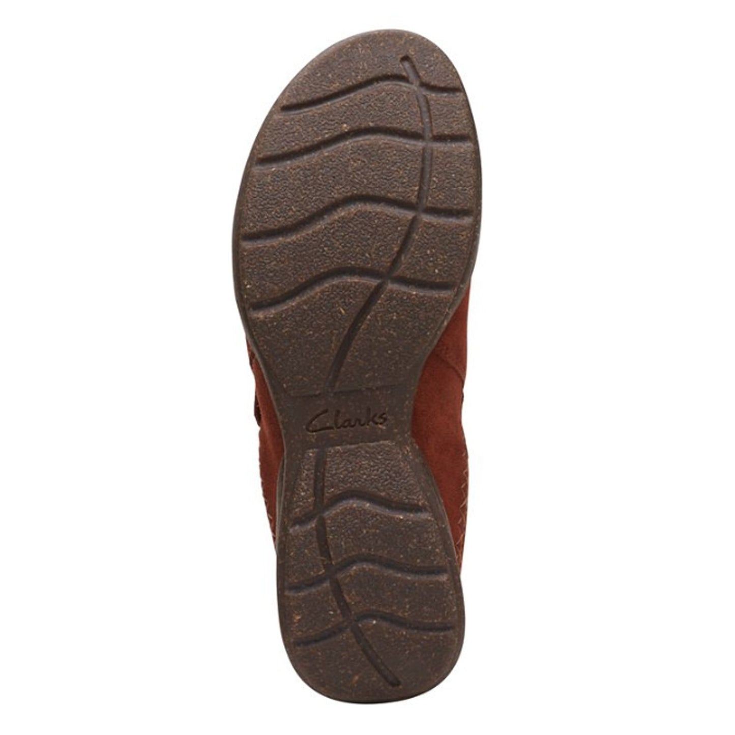 Peltz Shoes Women's Clarks Roseville Echo Clog MAHOGANY 26167896
