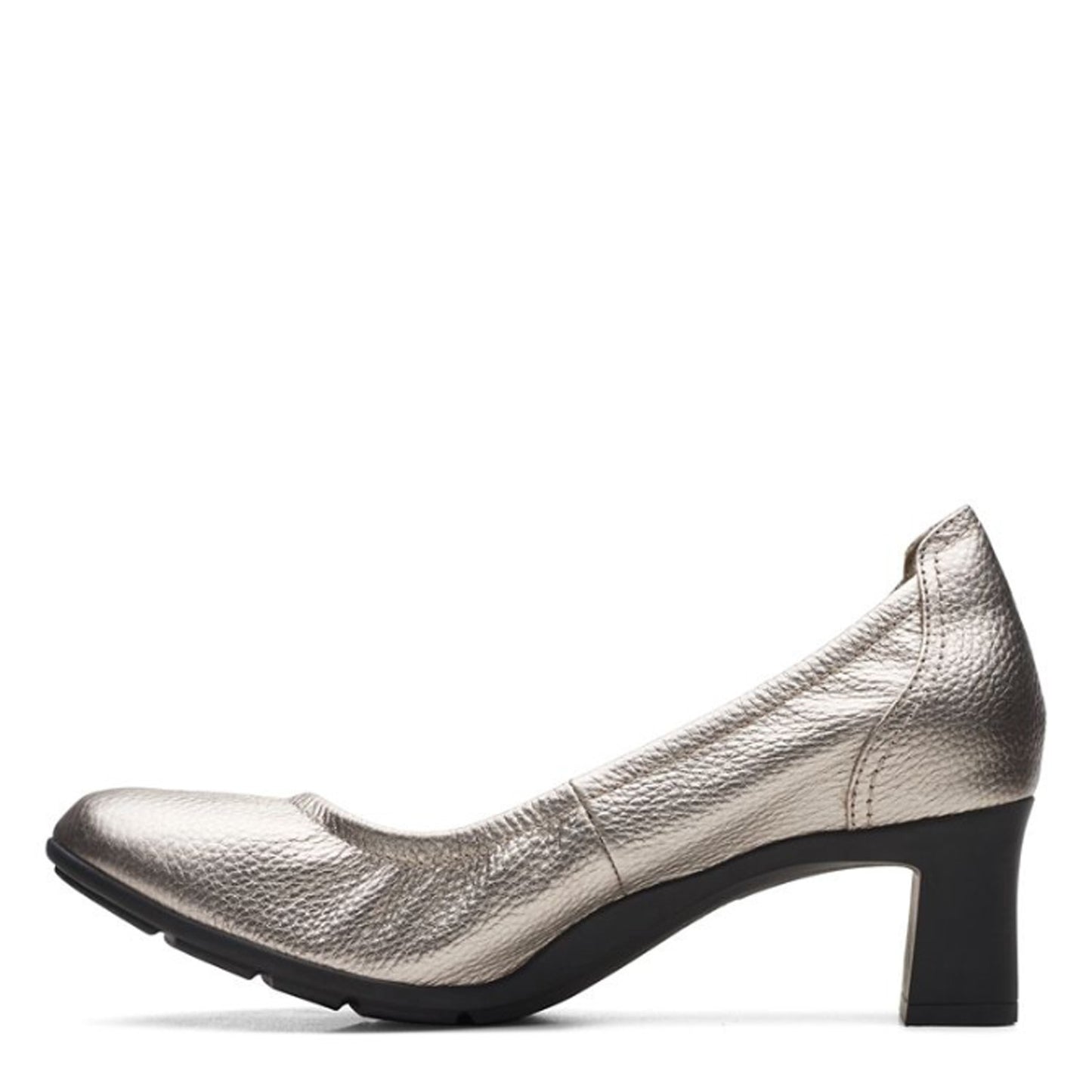 Peltz Shoes Women's Clarks Neiley Pearl Pump PEWTER 26167909