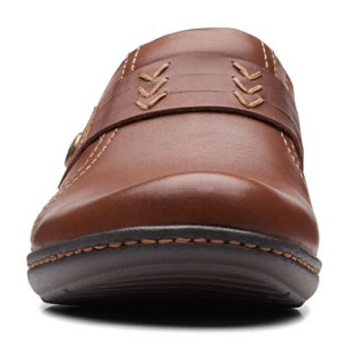 Peltz Shoes Women's Clarks Laurieann Ella Clog MAHOGANY 26168050