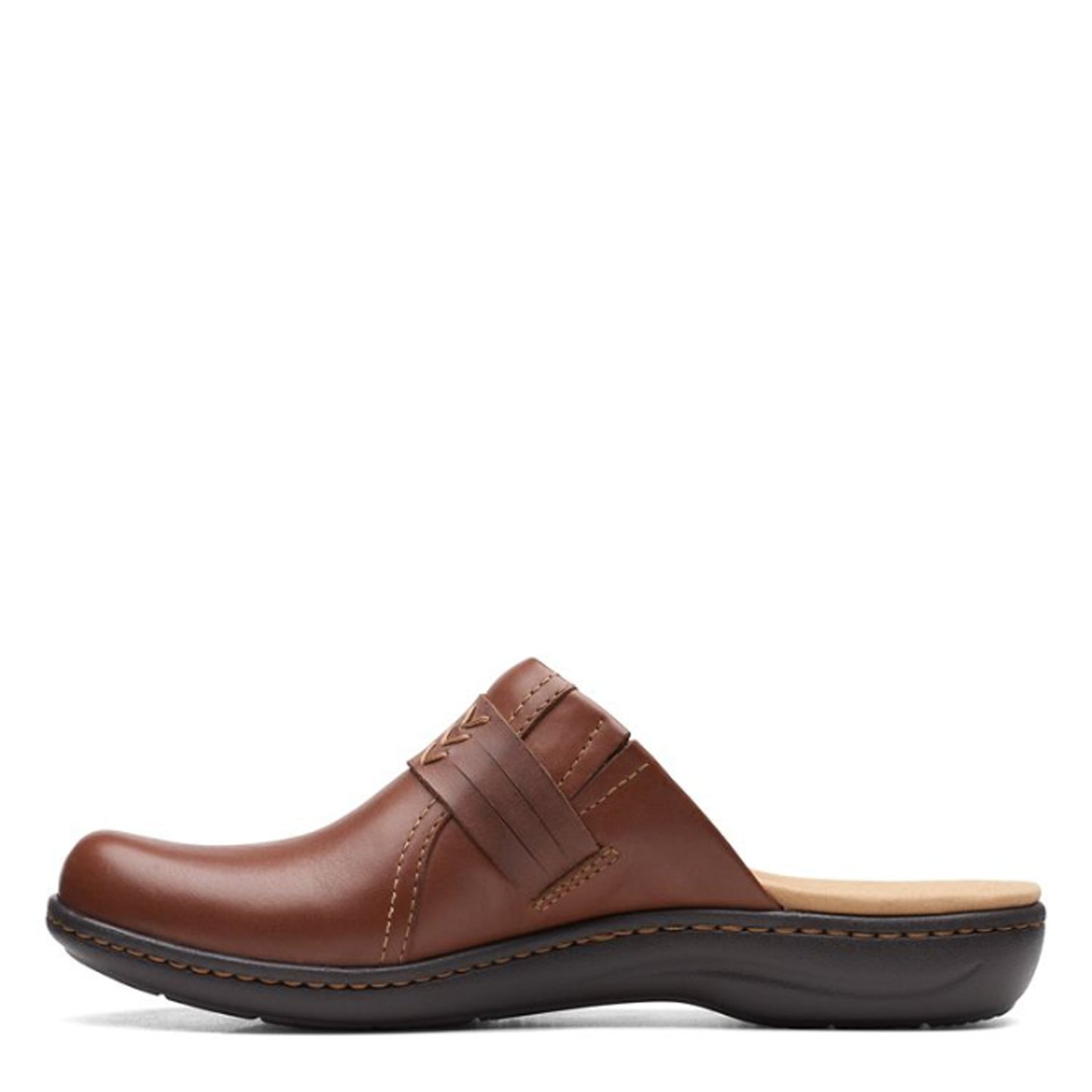 Peltz Shoes Women's Clarks Laurieann Ella Clog MAHOGANY 26168050