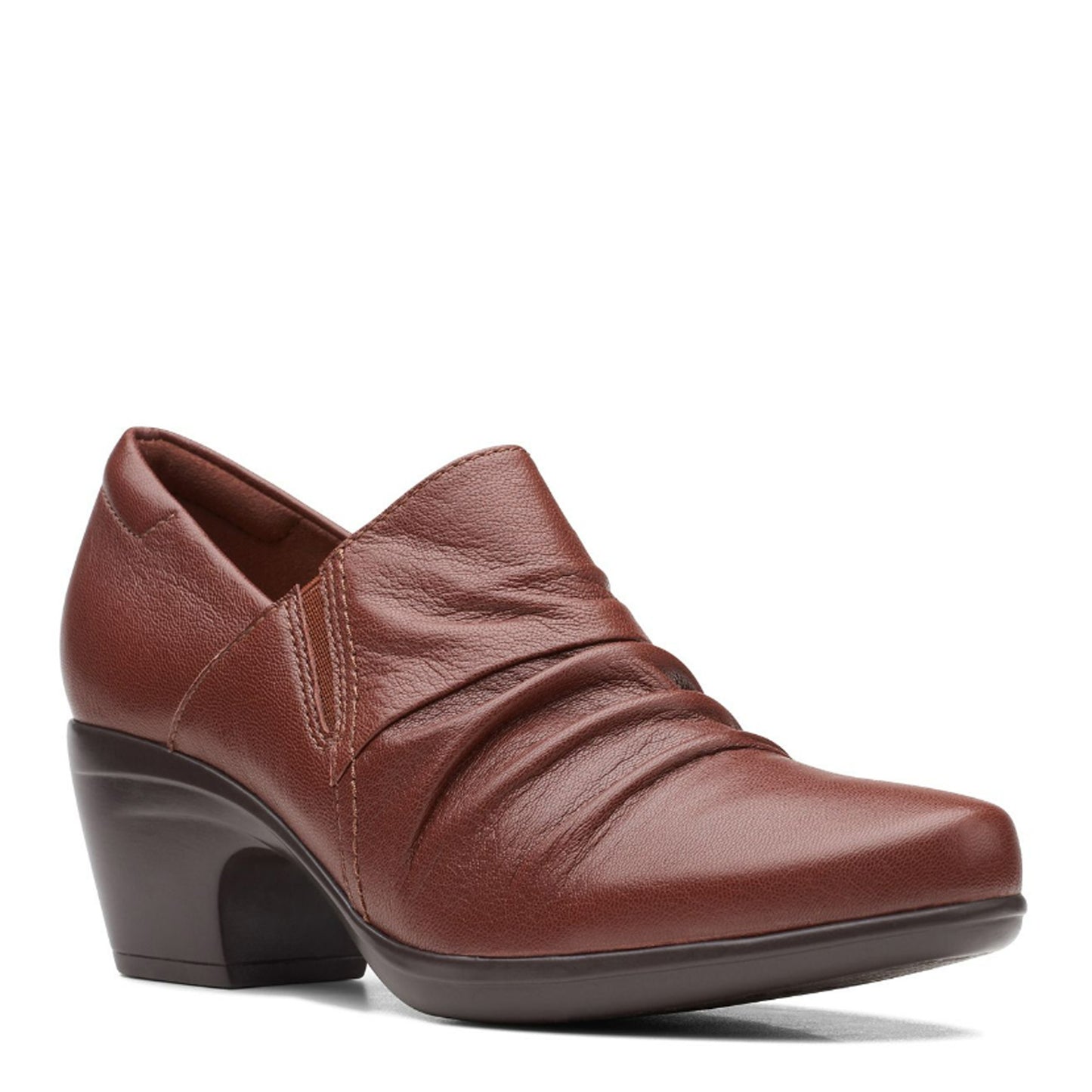 Peltz Shoes Women's Clarks Emily Cove Pump TAN 26168117
