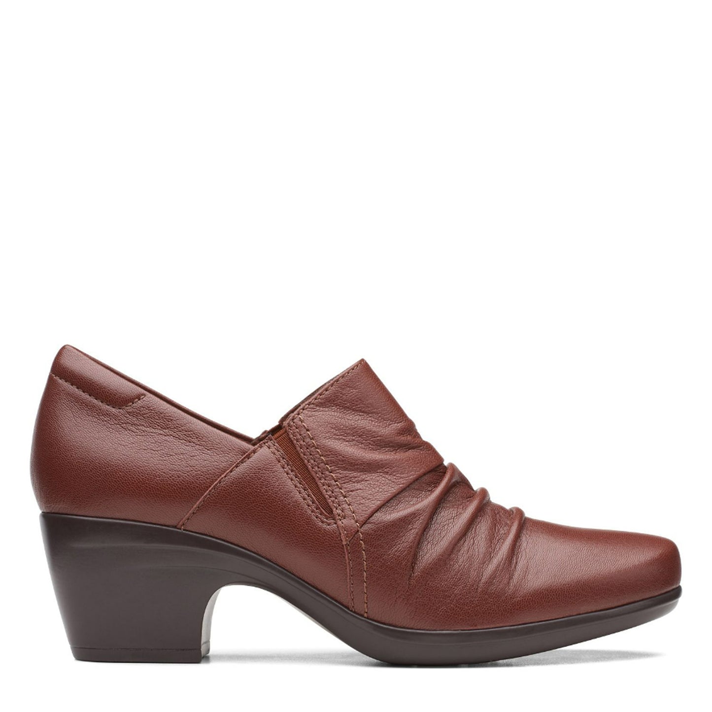 Peltz Shoes Women's Clarks Emily Cove Pump TAN 26168117