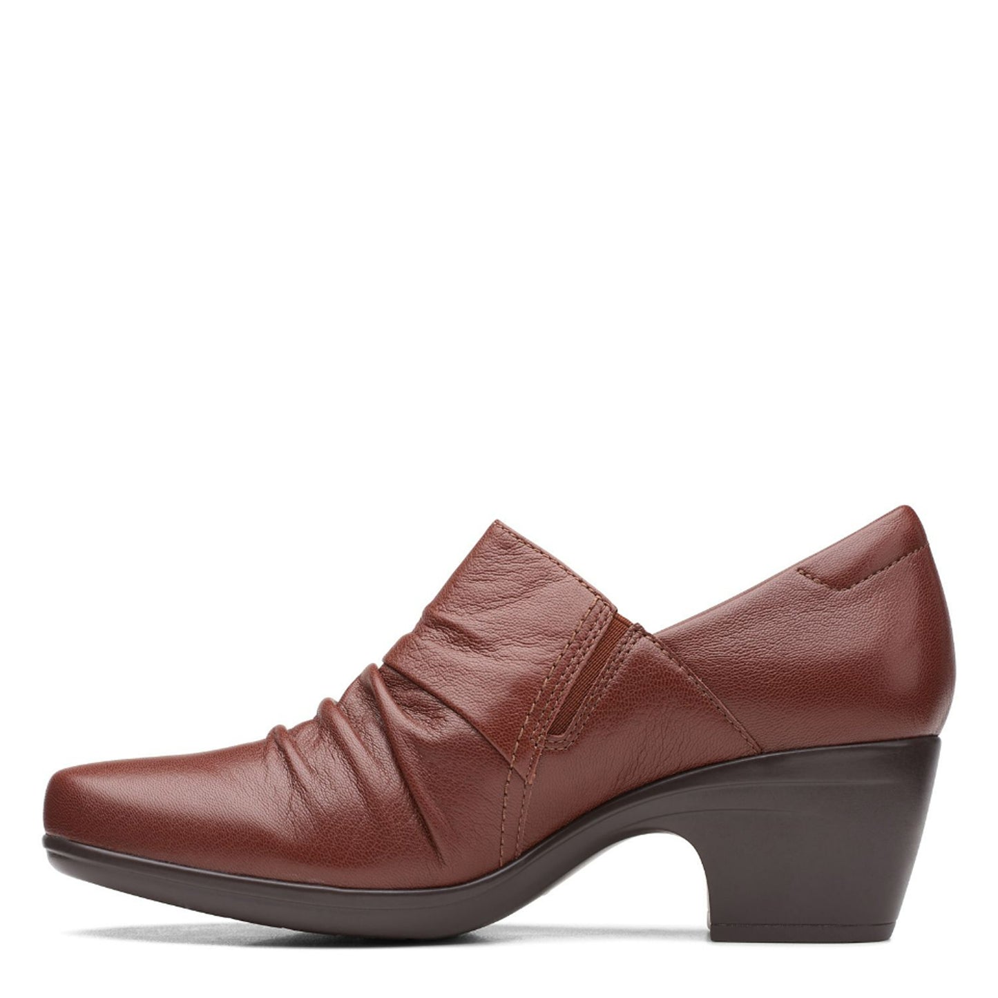 Peltz Shoes Women's Clarks Emily Cove Pump TAN 26168117