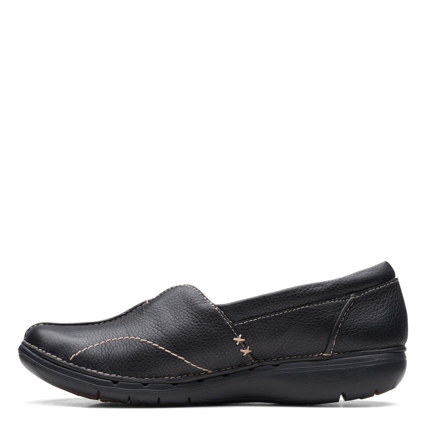 Peltz Shoes Women's Clarks Un Loop Stride Slip-On Black 26168669