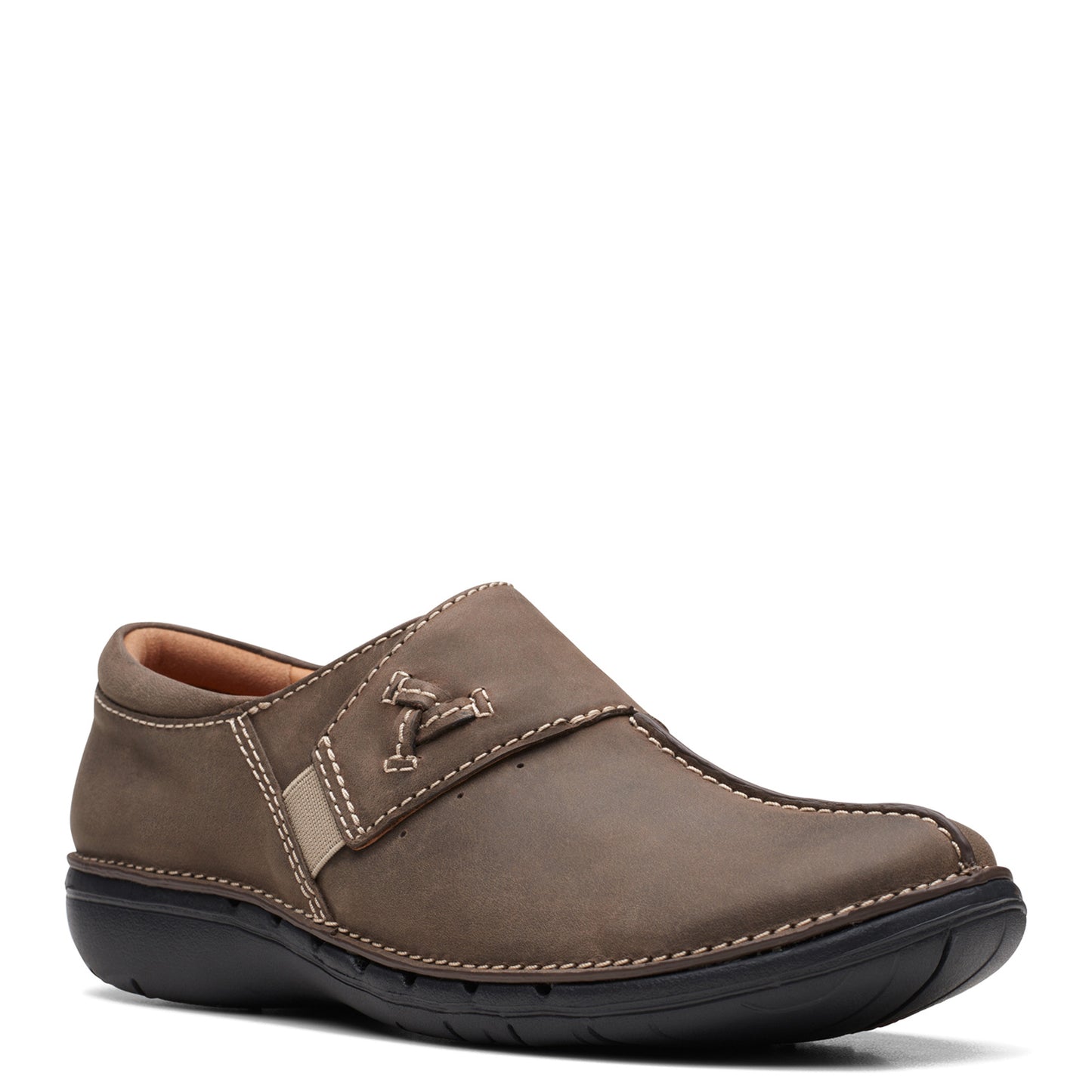 Peltz Shoes Women's Clarks Un Loop Ave Slip-On Brown 26168671