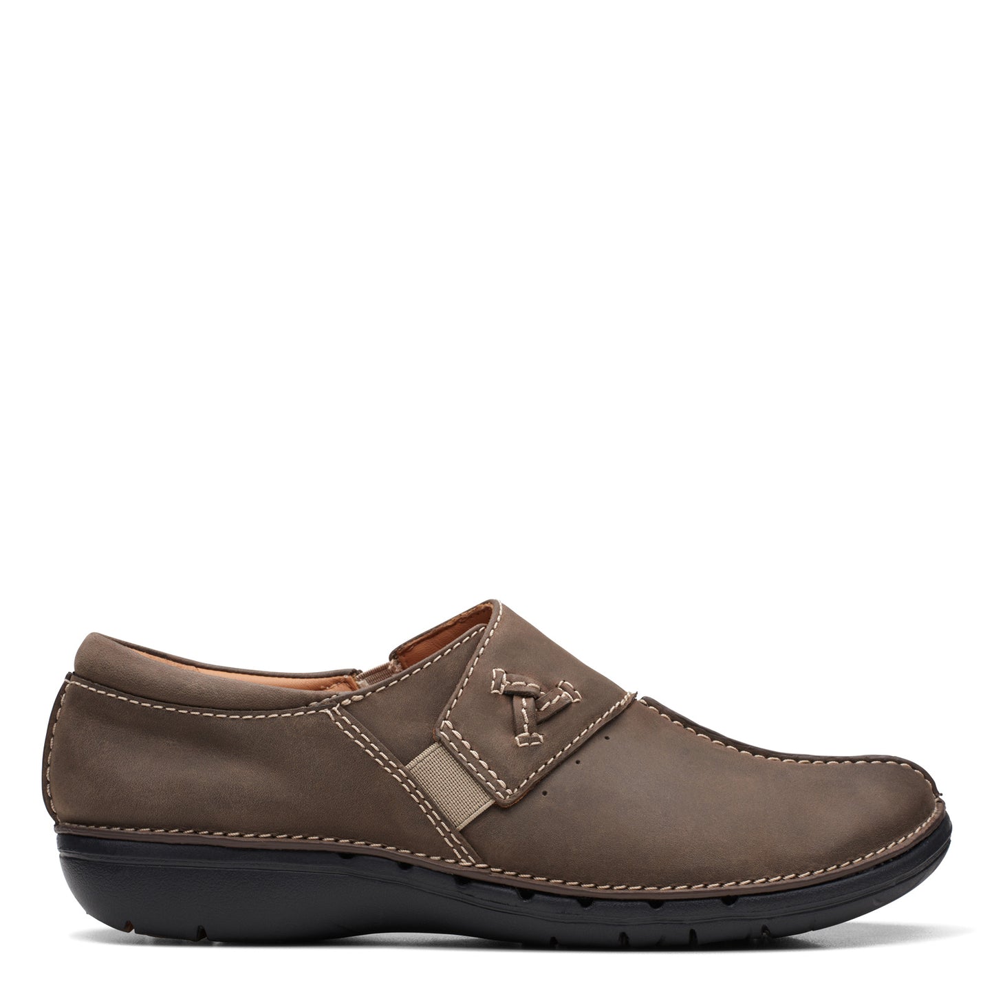 Peltz Shoes Women's Clarks Un Loop Ave Slip-On Brown 26168671
